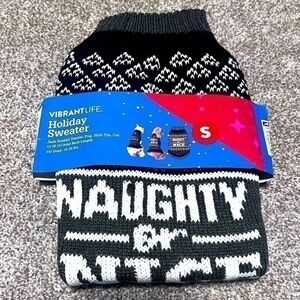 💚NWT Vibrant Life Holiday dog sweater size small